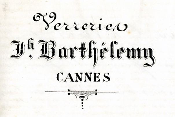 Joseph Barthélémy, fondateur de la Verrerie de La Bocca