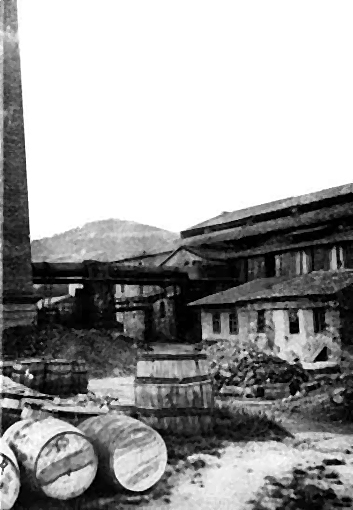 Vue historique de la Verrerie de La Bocca
