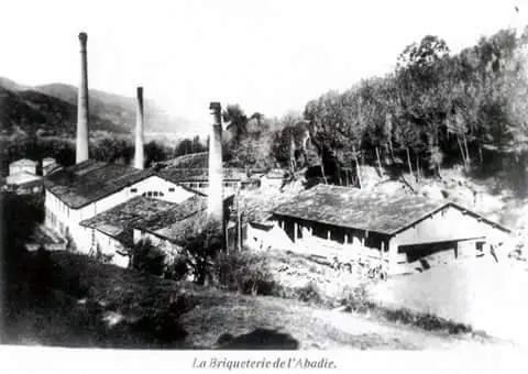 Vue ancienne de la briqueterie de l’Abadie